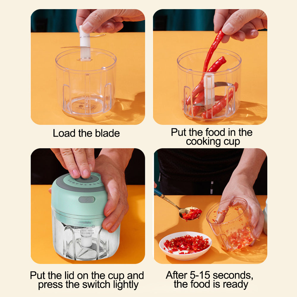Mini Electric Garlic & Vegetable Chopper