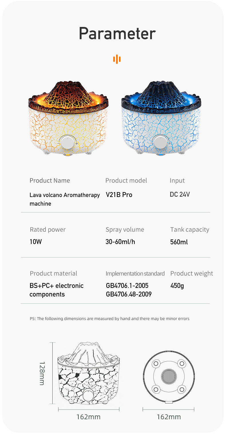 Aroma Volcano Air Diffuser & Humidifier