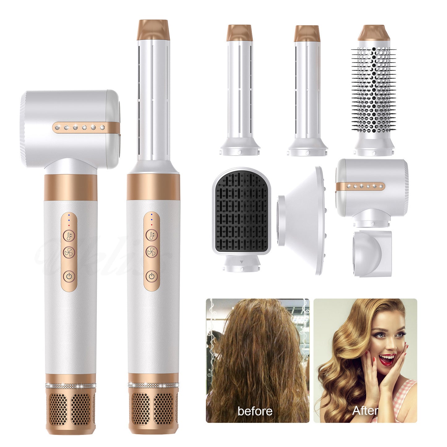 7-in-1 Hot Air Hair Styler & Curler