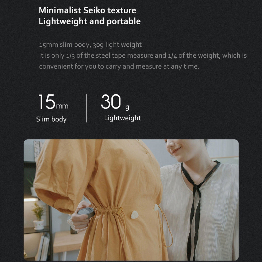 Electronic Measuring Ruler with LCD Display (Rechargeable)